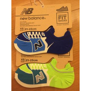 ニューバランス(New Balance)の【新品2足】ニューバランス ソックス21から23センチ xs(靴下/タイツ)