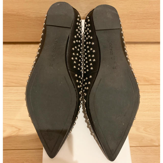 ナンバートゥエンティワン フラットシューズ スタッズ 24.5cm レディースの靴/シューズ(ハイヒール/パンプス)の商品写真
