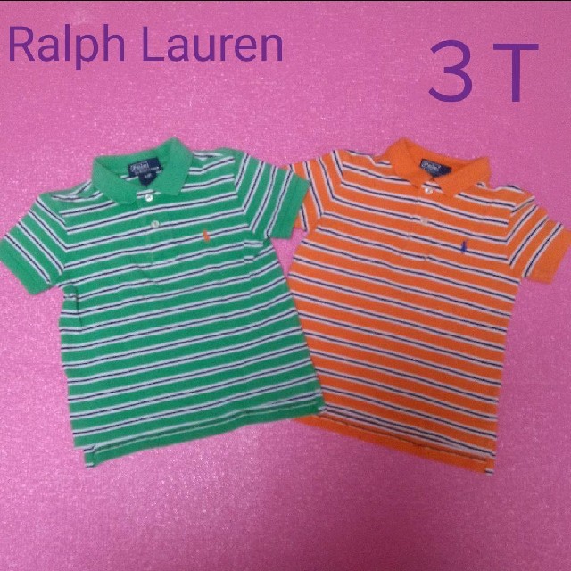 Ralph Lauren(ラルフローレン)の【専用】ラルフ キャップ&半袖ポロシャツ2枚//Z会幼児コース 年少 セット キッズ/ベビー/マタニティのこども用ファッション小物(帽子)の商品写真