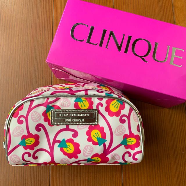 CLINIQUE(クリニーク)の◼️非売品◼️ CLINIQUE×ELEY KISHIMOTO ドーム型ポーチ レディースのファッション小物(ポーチ)の商品写真