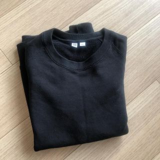 ユニクロ(UNIQLO)のUNIQLO U ユニクロユー 半袖 スウェット S 黒(スウェット)