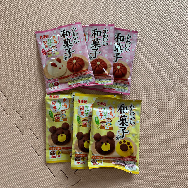 専用 かわいい和菓子の素 6袋セット 食品/飲料/酒の食品(菓子/デザート)の商品写真