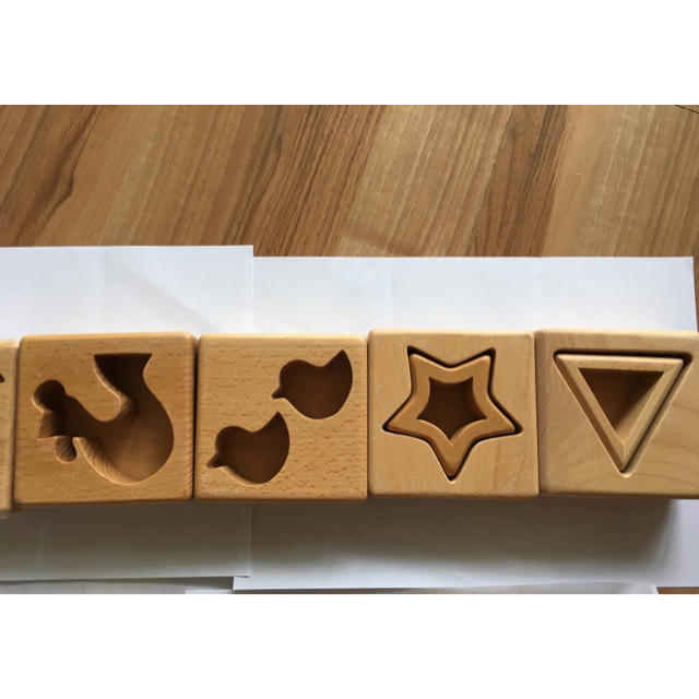 木製 砂遊びセット キッズ/ベビー/マタニティのおもちゃ(知育玩具)の商品写真