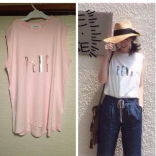 ミラオーウェン(Mila Owen)の7/1までお取り置き中♡PENG箔タンク(Tシャツ(半袖/袖なし))