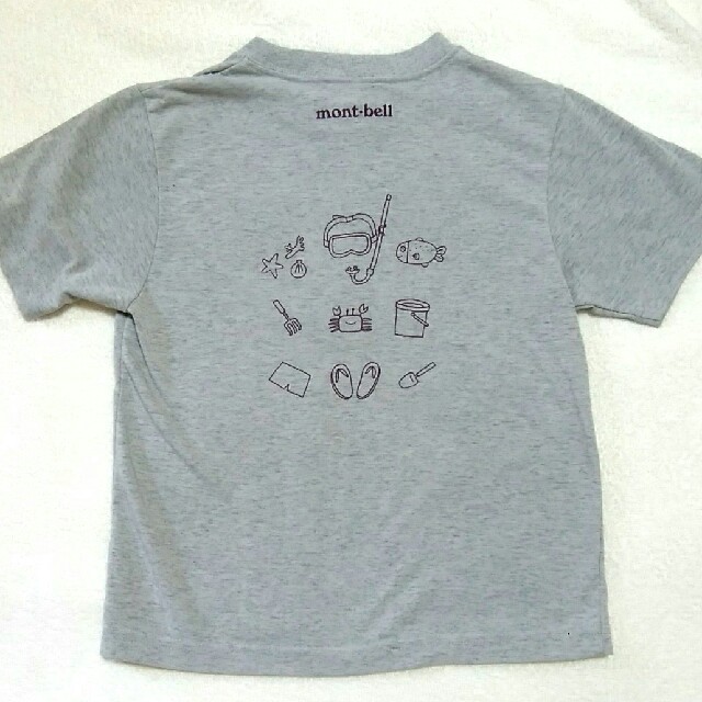 mont bell(モンベル)のユニ110　半袖Tシャツ キッズ/ベビー/マタニティのキッズ服男の子用(90cm~)(Tシャツ/カットソー)の商品写真