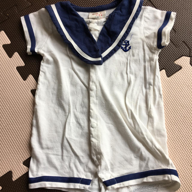 ベビー服2枚セット サイズ60 70 キッズ/ベビー/マタニティのベビー服(~85cm)(ロンパース)の商品写真