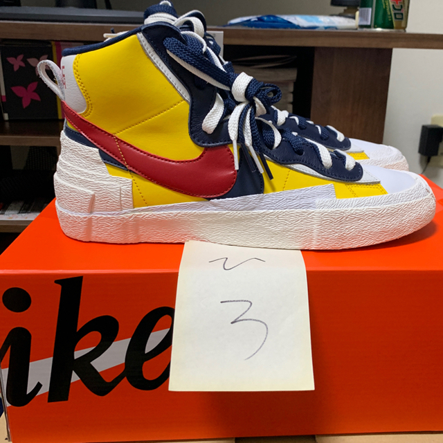 sacai×nike blazer mid 27.5cm