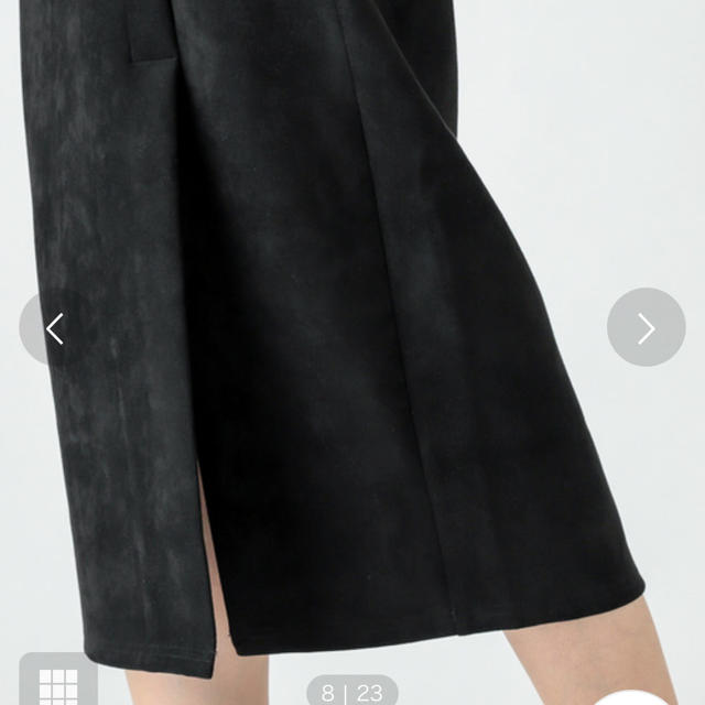 mystic(ミスティック)のフェイクスエードタイトスカート レディースのスカート(ひざ丈スカート)の商品写真