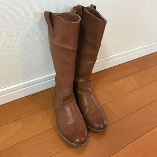 オールドネイビー(Old Navy)の【サイズ13・約19cm】オールドネイビー ロングブーツ 合皮 つま先擦れあり(ブーツ)