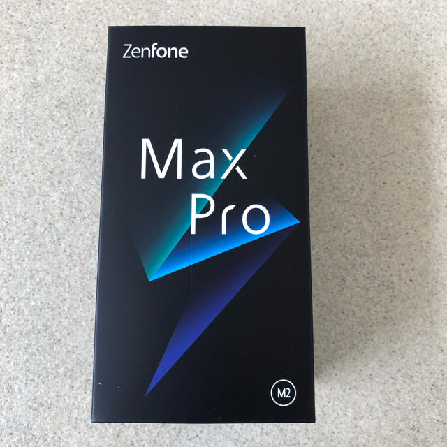 ASUS zenfone max pro m2  ミッドナイトブルー