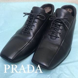 プラダ(PRADA)のPRADA SPORT スクエアトゥ レザービジネスシューズ 26.5cm(ドレス/ビジネス)