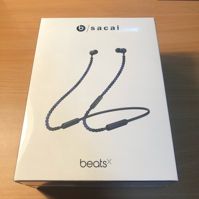 スマホ/家電/カメラsacai x Beats BeatsX イヤフォン ブラック 黒 ビーツ