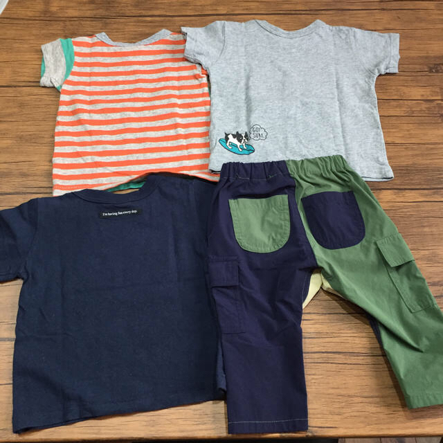 BREEZE(ブリーズ)の【ろみ様専用】BREEZE 男の子用80 Tシャツ2枚 キッズ/ベビー/マタニティのベビー服(~85cm)(Ｔシャツ)の商品写真