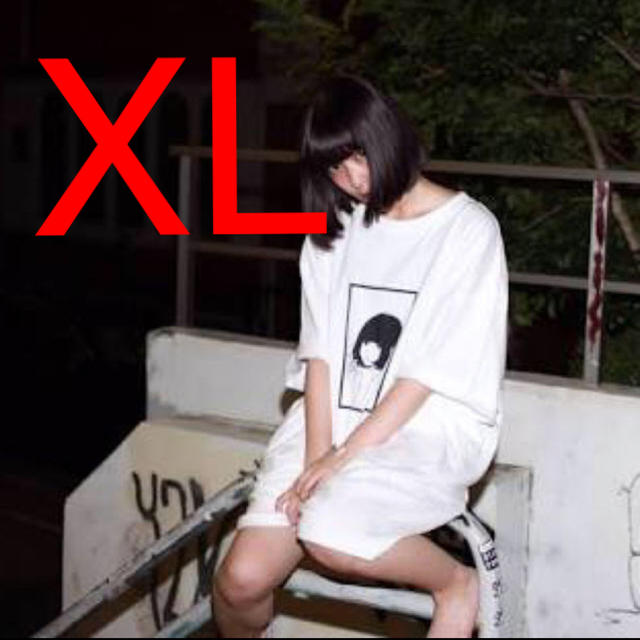 夕海 0.14 hao Tシャツ tee XL white 白トップス