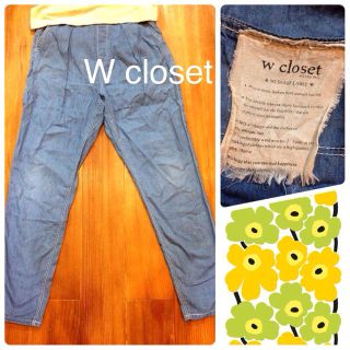 ダブルクローゼット(w closet)のW closet 😎🌺 サマーデニム(デニム/ジーンズ)