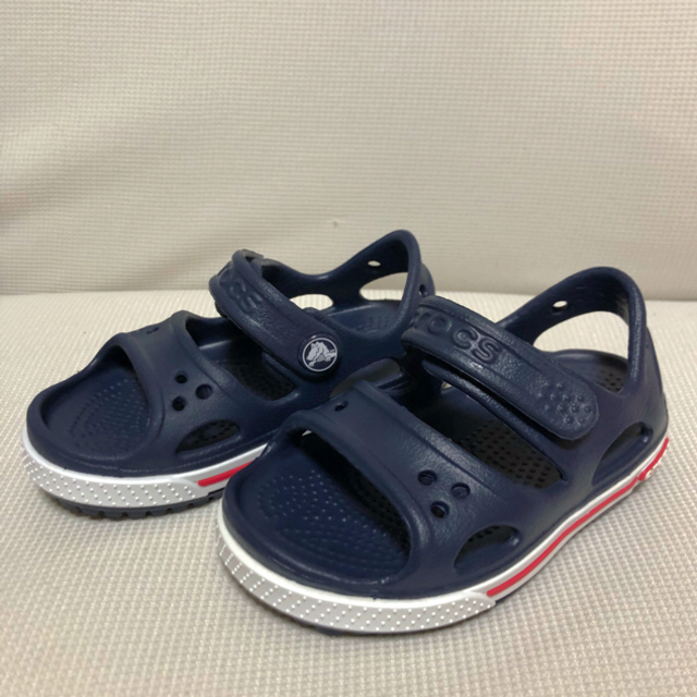 crocs(クロックス)のオリハム様 新品クロックス サンダル ベビーキッズ 14cm キッズ/ベビー/マタニティのベビー靴/シューズ(~14cm)(サンダル)の商品写真