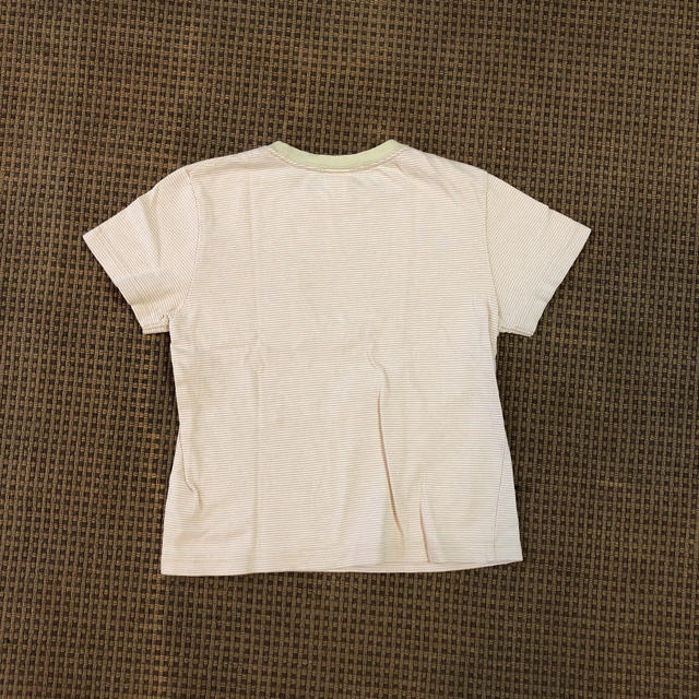 babyGAP(ベビーギャップ)のbabyGap Tシャツ ベージュボーダー キッズ/ベビー/マタニティのキッズ服男の子用(90cm~)(Tシャツ/カットソー)の商品写真