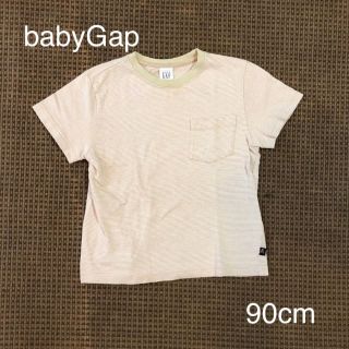 ベビーギャップ(babyGAP)のbabyGap Tシャツ ベージュボーダー(Tシャツ/カットソー)