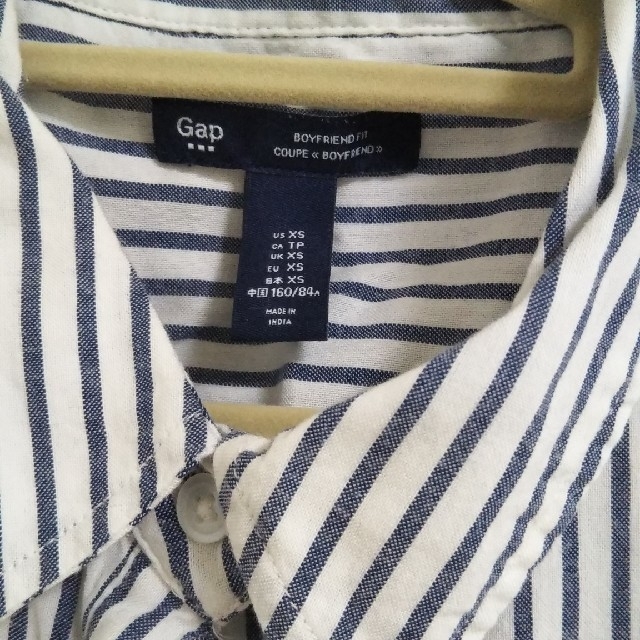 GAP(ギャップ)のGAP　ストライプシャツ レディースのトップス(シャツ/ブラウス(長袖/七分))の商品写真