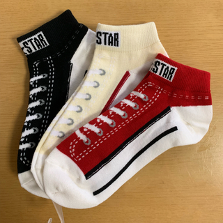 コンバース(CONVERSE)の新品 3足セット コンバース オールスター レディース(ソックス)