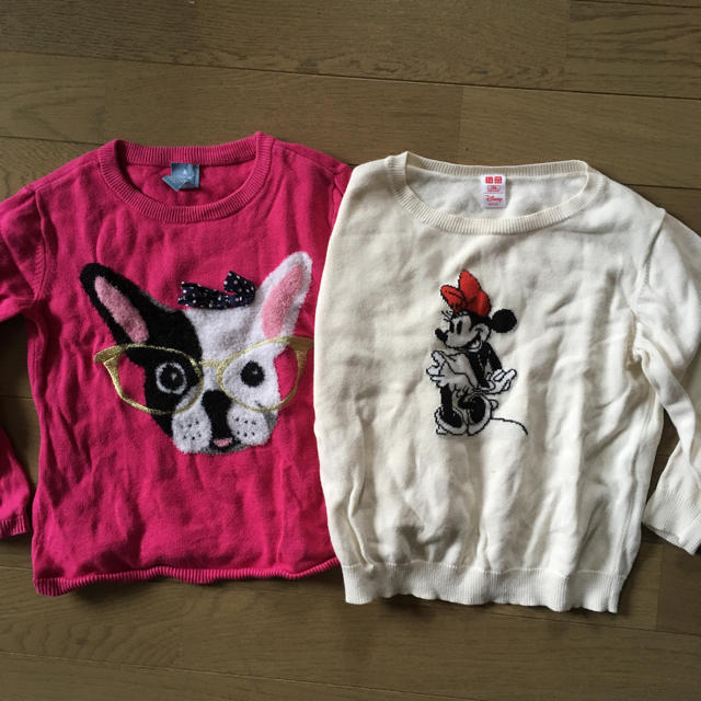 GAP(ギャップ)のニット こども 女の子 110 100 キッズ/ベビー/マタニティのキッズ服女の子用(90cm~)(ニット)の商品写真