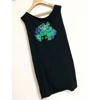 アナスイ(ANNA SUI)の【新品】ANNA SUI アナスイ Sサイズ  ワンピース 膝丈 Tシャツ地(ひざ丈ワンピース)