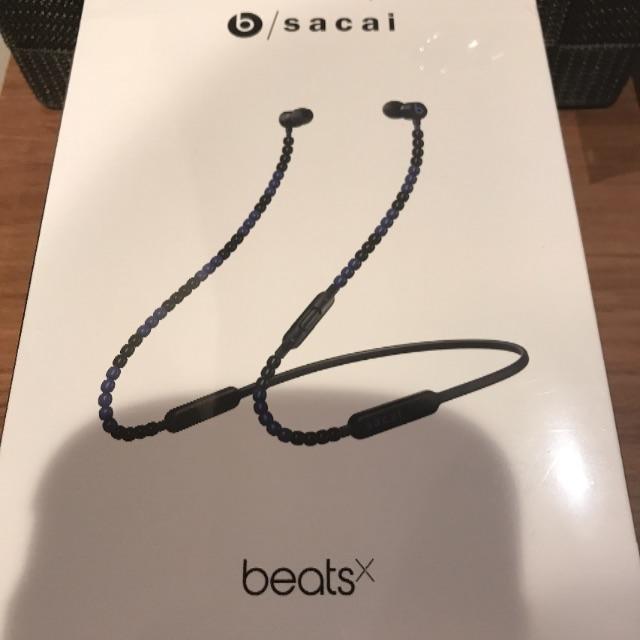 新品未開封 sacai beats X ワイヤレスイヤフォン 黒スマホ/家電/カメラ