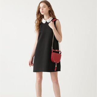 ジルスチュアート(JILLSTUART)のchayコラボ♡ジニーサテンドレス(ひざ丈ワンピース)