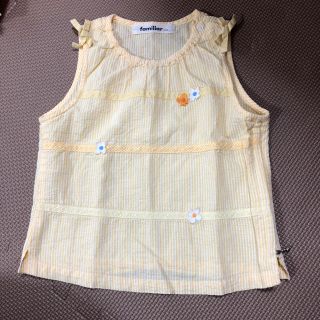 ファミリア(familiar)の♦︎ファミリア お花柄ノースリーブ♦︎(Tシャツ/カットソー)