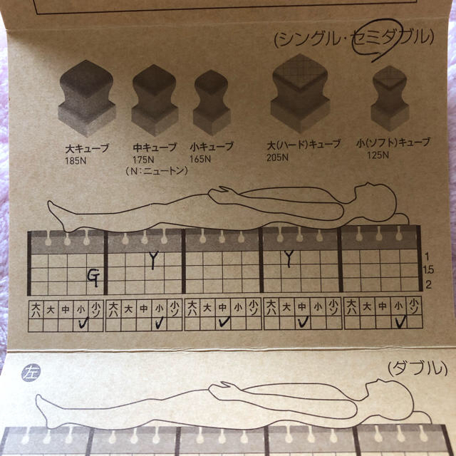 西川(ニシカワ)のじぶん敷ふとん セミダブル インテリア/住まい/日用品のベッド/マットレス(セミダブルベッド)の商品写真