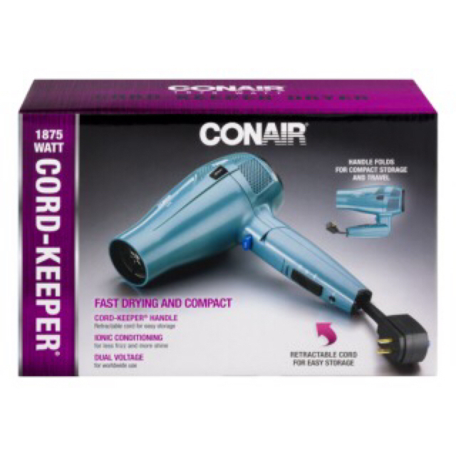 CONAIR ヘアドライヤー コード収納 国外対応モデル(日本でも◎) スマホ/家電/カメラの美容/健康(ドライヤー)の商品写真