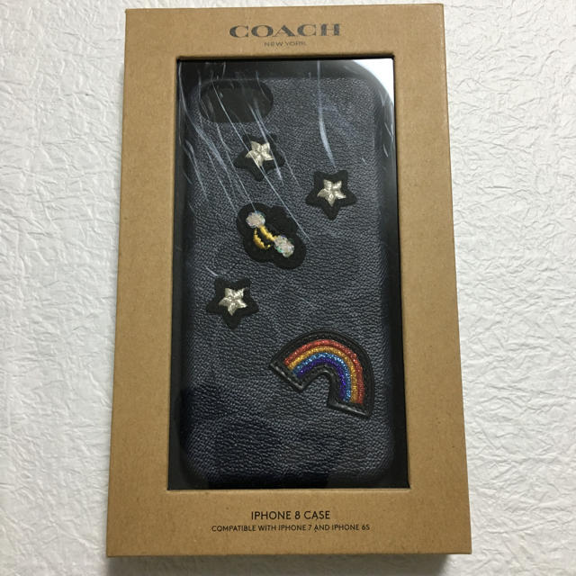 COACH(コーチ)の【新品未使用】コーチ　iPhoneケース　デニム アップリケ Bee スマホ/家電/カメラのスマホアクセサリー(iPhoneケース)の商品写真