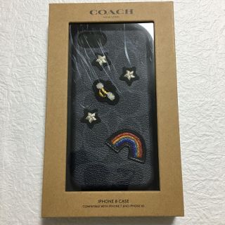 コーチ(COACH)の【新品未使用】コーチ　iPhoneケース　デニム アップリケ Bee(iPhoneケース)