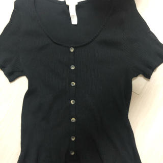 エイチアンドエム(H&M)のH&M リブTシャツ(Tシャツ(半袖/袖なし))