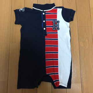 トミーヒルフィガー(TOMMY HILFIGER)の【本日限定セール】トミーヒルフィガー  半袖 ロンパース 80(ロンパース)