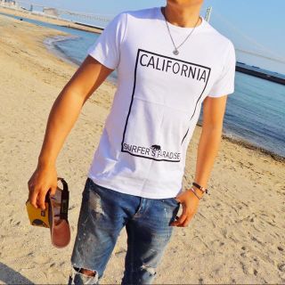 アメリカンイーグル(American Eagle)のLUSSO SURF 西海岸コーデ Tシャツ M☆ルーカ デウス(Tシャツ/カットソー(半袖/袖なし))