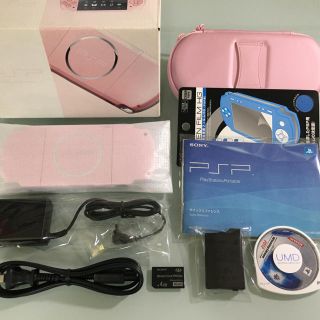 プレイステーションポータブル(PlayStation Portable)の新品同様 PSP-3000 ブロッサムピンク(携帯用ゲーム機本体)