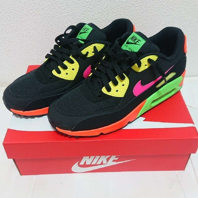 NIKE AIRMAX90 NEON 28.5cm