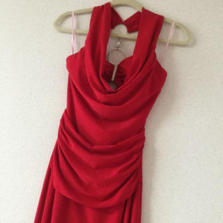赤 ロングドレス(ロングドレス)