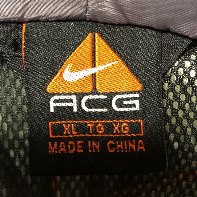 激レア 90s Nike Acg ナイロン アノラックパーカー バイカラー XL