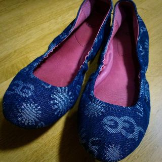 アグ(UGG)のデニムバレエシューズ(ハイヒール/パンプス)