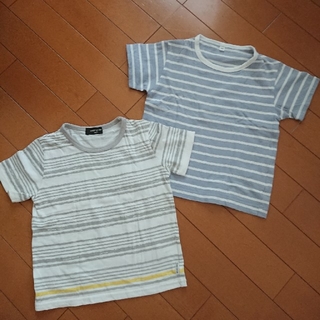 ムジルシリョウヒン(MUJI (無印良品))のボーダーTシャツセット100(Tシャツ/カットソー)