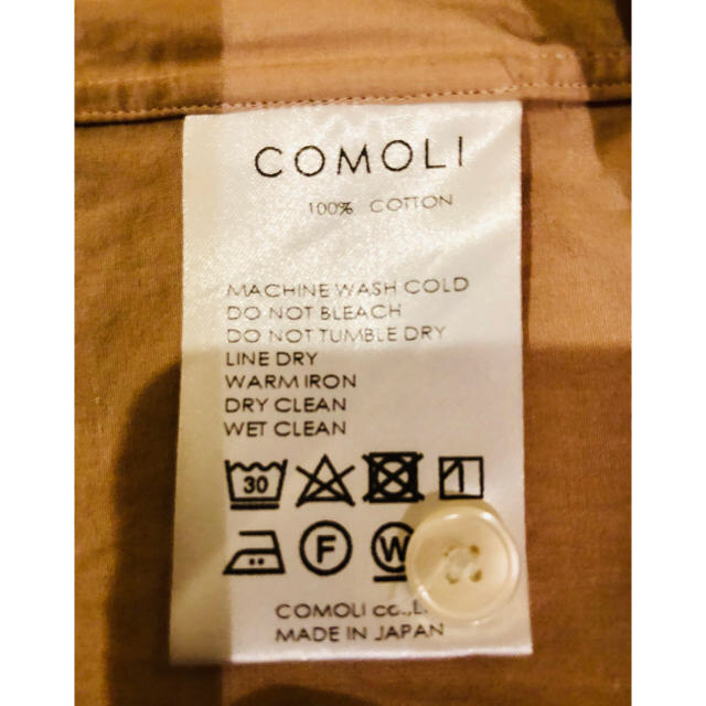 COMOLI(コモリ)のミナペル様専用 18SS COMOLI コモリシャツ サンドピンク  レディースのトップス(シャツ/ブラウス(長袖/七分))の商品写真