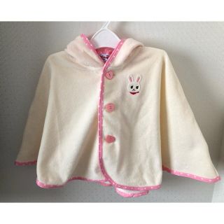 ミキハウス(mikihouse)の［新品・未使用］ミキハウス ポンチョ 女の子 ベビー服 値下げしました！(カーディガン/ボレロ)