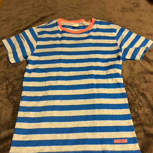 TOMMY(トミー)のトミーボーダーTシャツMサイズ メンズのトップス(Tシャツ/カットソー(半袖/袖なし))の商品写真