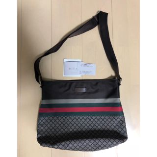 グッチ(Gucci)のGUCCI ショルダー バック ギャランティカードあり 男女兼用 美品 正規品(ショルダーバッグ)