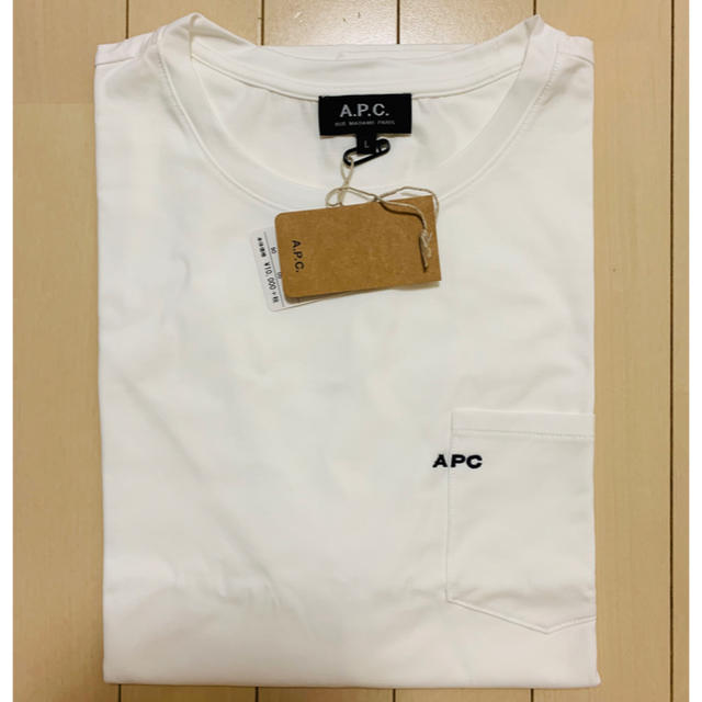 A.P.C. Tシャツ アーペーセー Tシャツ apc ロゴT ポケットT 刺繍