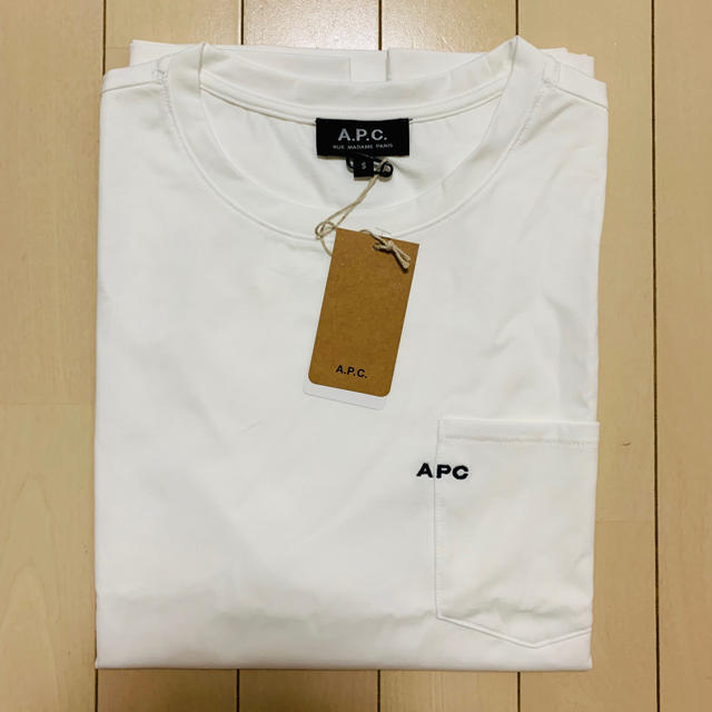 A.P.C. Tシャツ アーペーセー Tシャツ apc ロゴT ポケットT 刺繍 - T ...