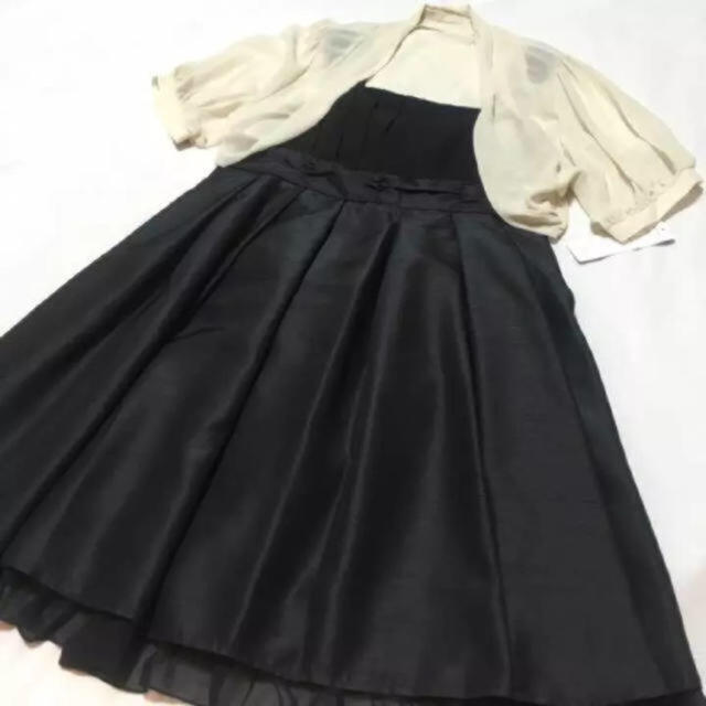 ★新品★15号★ボレロ付きシャンタンワンピース セット