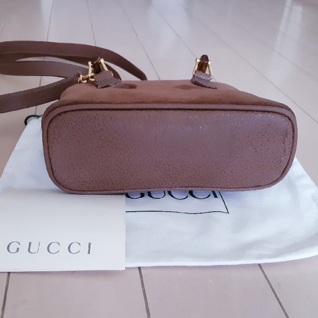 Gucci(グッチ)の★GUCCI★グッチ★ブラウン★バンブー★ミニポシェット★正規品★ レディースのバッグ(その他)の商品写真